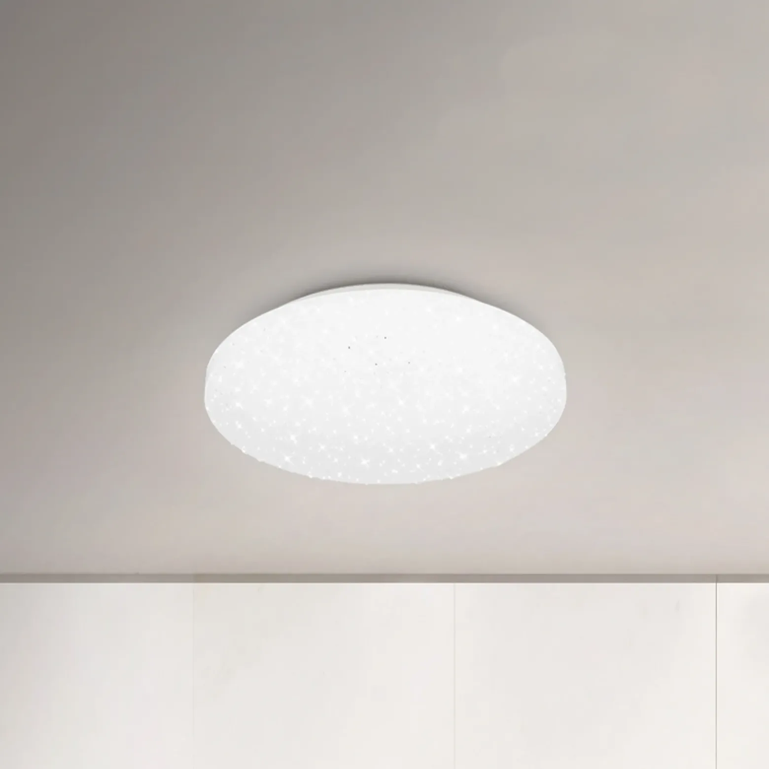 Lámpara de techo LED Case IP44 starry sky 840 Ø 28cm