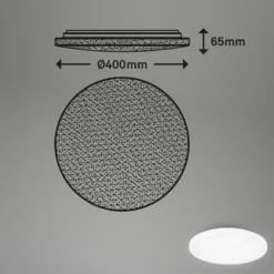 Lámpara de techo LED Case IP44 starry sky 840 Ø 40cm