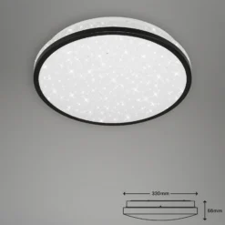 Lámpara de techo LED 3403-015, con decoración de estrellas, 4.000K