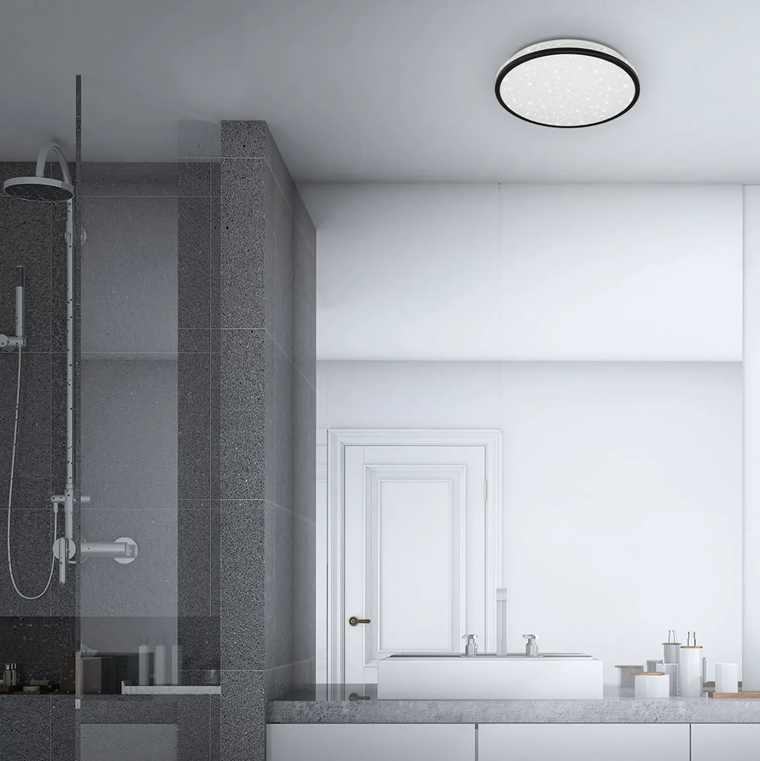 Lámpara de techo LED 3403-015, con decoración de estrellas, 4.000K