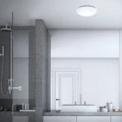 Lámpara de techo LED con sensor Elipso IP44 4.000K Ø28cm