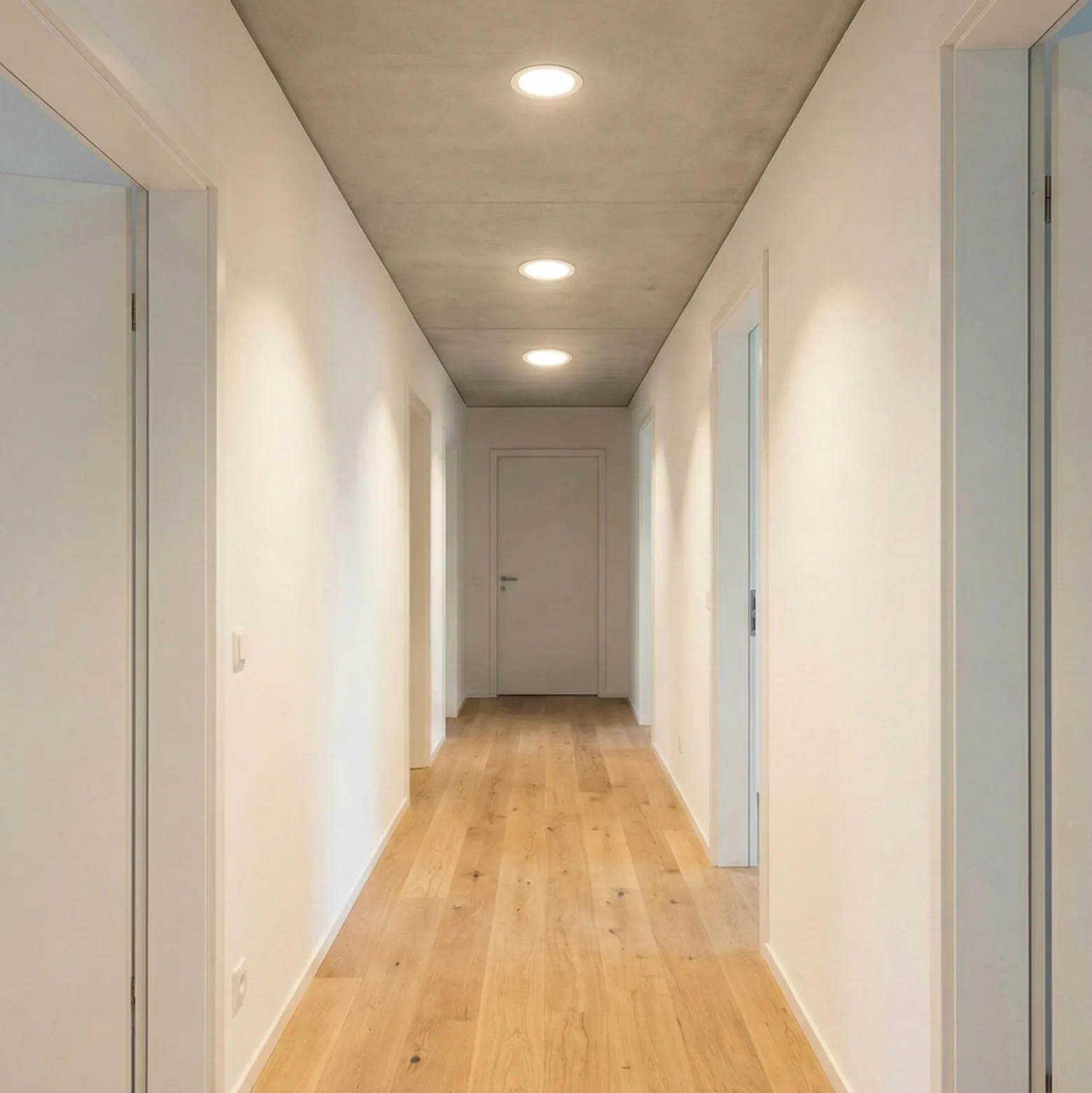 Lámpara de techo LED empotrable en OSRAM SLIM, Ø 12 cm, 6500 K, blanco
