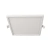 Lámpara de techo LED empotrable Alya blanca 18 x 18 cm 2700 K