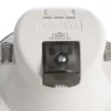 Lámpara de techo LED empotrable Acrux, Ø 11 cm, plata mate, CCT