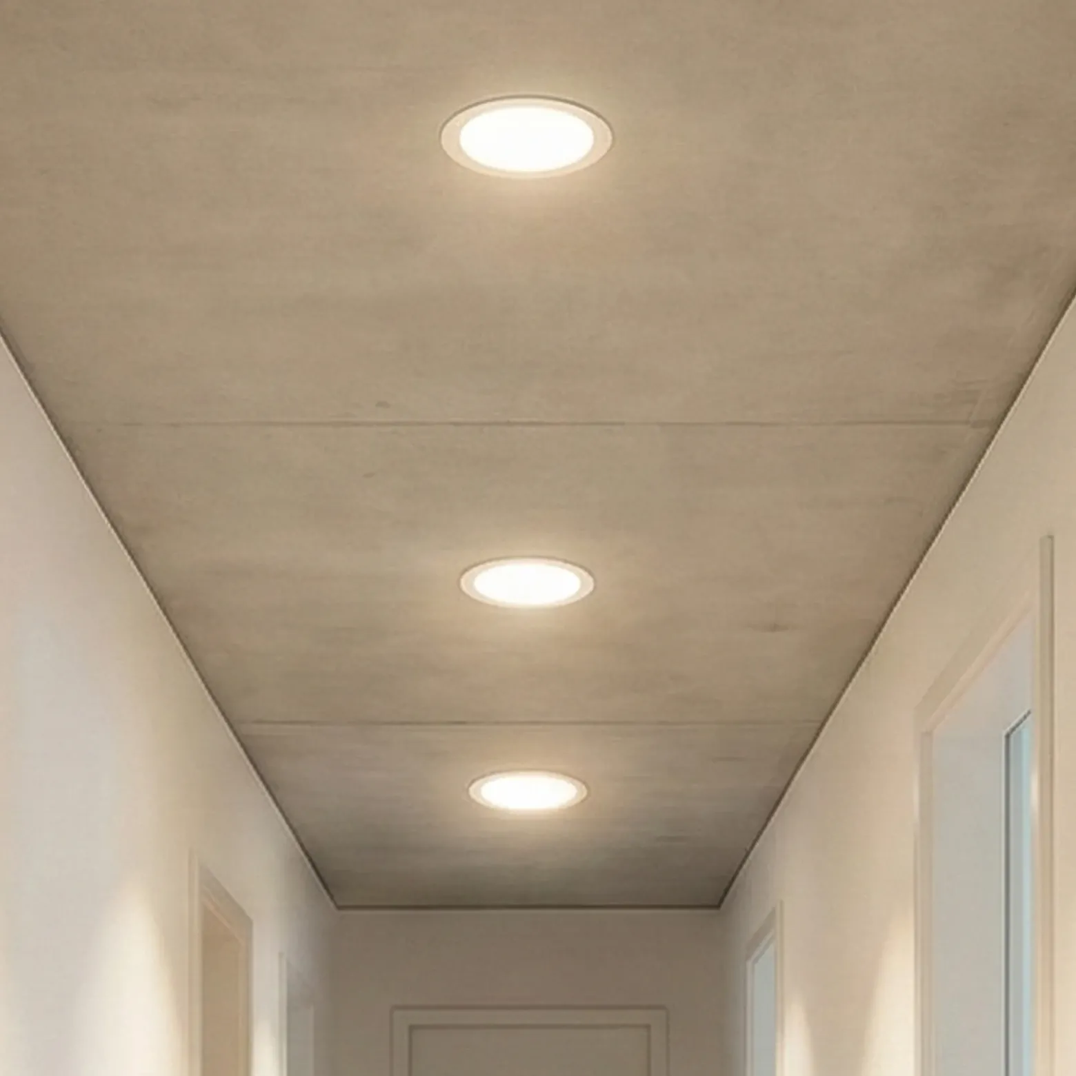 Lámpara de techo LED empotrable en OSRAM SLIM, Ø 12 cm, 6500 K, blanco