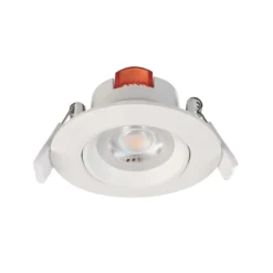Lámpara de techo LED empotrable SMD 68 230 V blanco, 3000 K