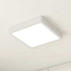 Lámpara de techo LED Fueva 5 IP44 3000K blanco 21x21cm