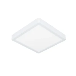 Lámpara de techo LED Fueva 5 IP44 3000K blanco 21x21cm