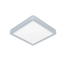 Lámpara de techo LED Fueva 5 IP44 3000K cromo 21x21cm