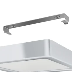Lámpara de techo LED Fueva 5 IP44 3000K cromo 16x16cm