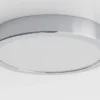 Lámpara de techo LED Fueva 5 IP44 3000K cromo Ø21cm