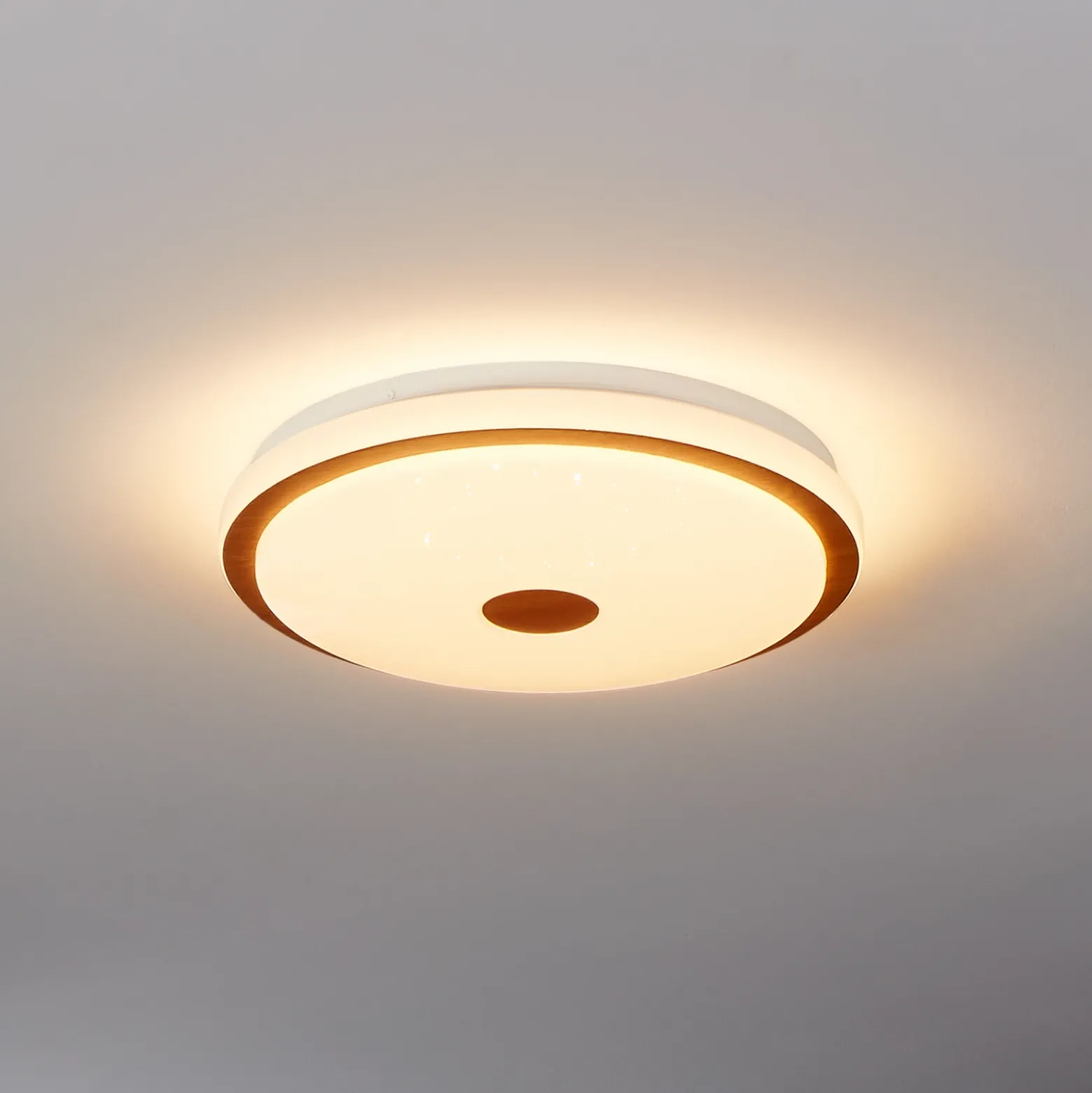 Lámpara de techo LED Lanciano 1 con control remoto Ø38cm