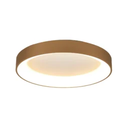 Lámpara de techo LED Niseko II CCT control remoto Ø78cm color oro