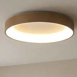 Lámpara de techo LED Niseko II CCT control remoto Ø38cm color oro