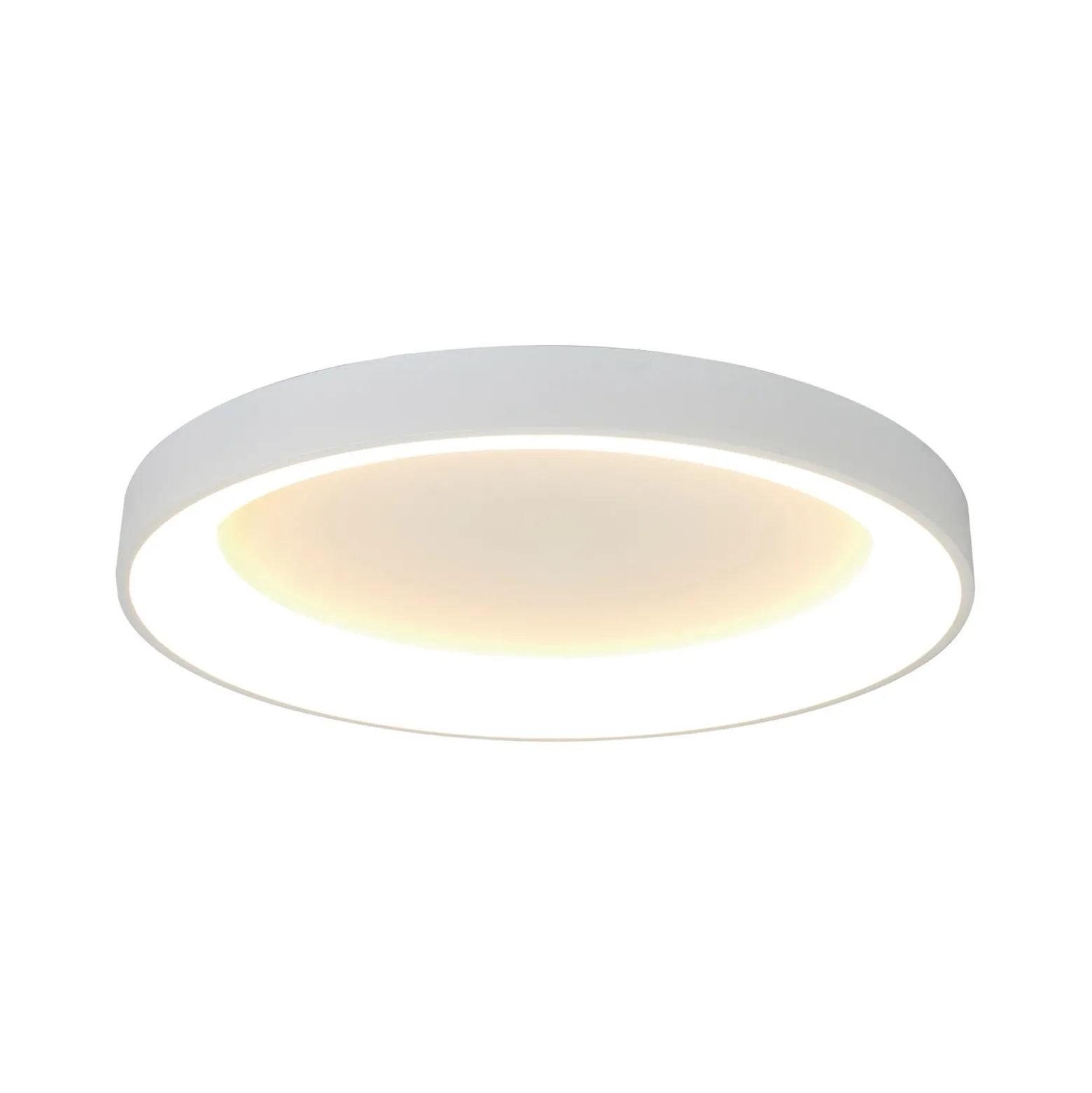 Lámpara de techo LED Niseko II, CCT, control remoto, Ø 65 cm, blanco