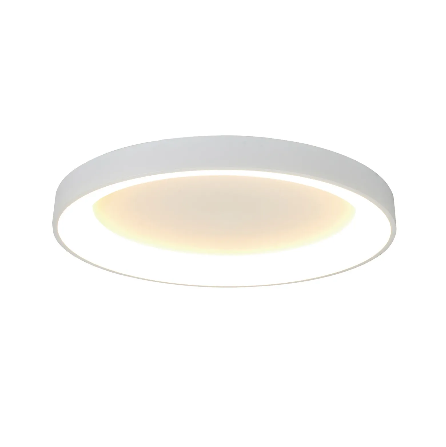 Lámpara de techo LED Niseko II, CCT, control remoto, Ø 78 cm, blanco