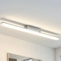 Lámpara de techo LED para baño Levke de Lindby, 75 cm, atenuable, IP44