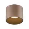 Lámpara de techo LED para baño PURE Point, color bronce, Ø 11 cm, IP44