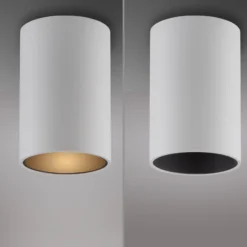 Lámpara de techo LED para baño PURE Point, blanca, Ø 6 cm, metal, IP44