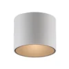 Lámpara de techo LED para baño PURE Point, blanca, Ø 11 cm, metal, IP44