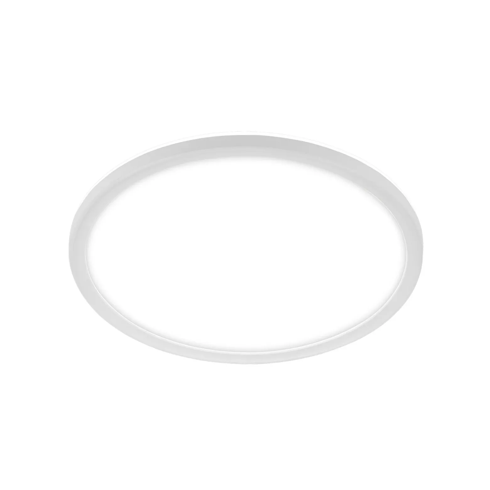 Lámpara de techo LED para baño Slim Drip, blanca, Ø 29 cm, IP44
