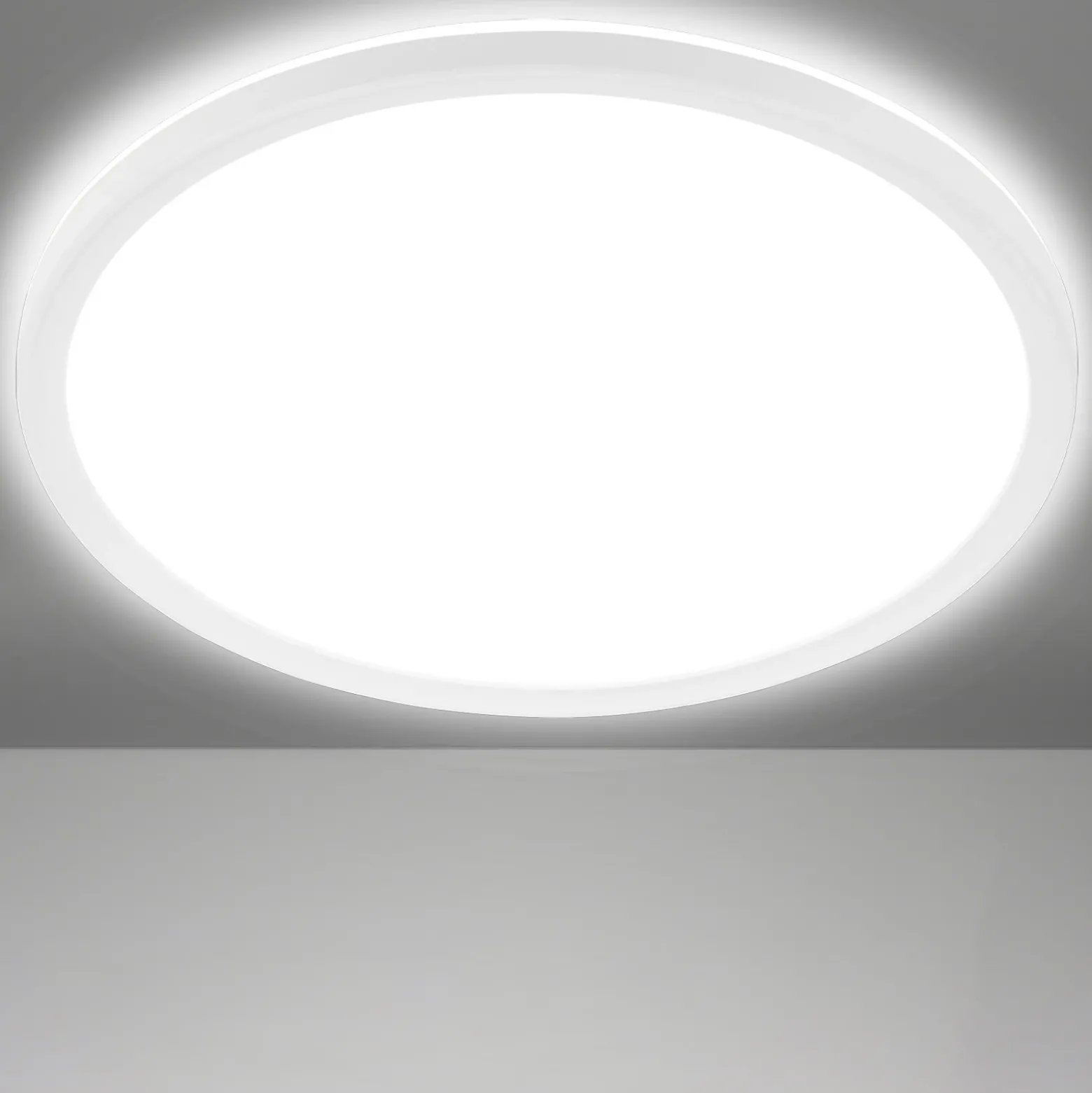 Lámpara de techo LED Slim, redonda, 42cm