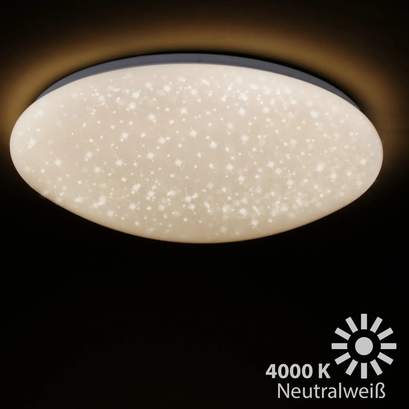 Lámpara de techo LED Viper, efecto de cielo estrellado, 49 cm
