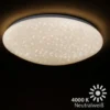 Lámpara de techo LED Viper, efecto de cielo estrellado, 49 cm