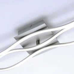 Lámpara de techo LED Wav 3.000K 139,5x16cm acero