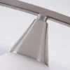 Lámpara de techo Lindby Della, níquel, Ø 58 cm, 3 luces, E14
