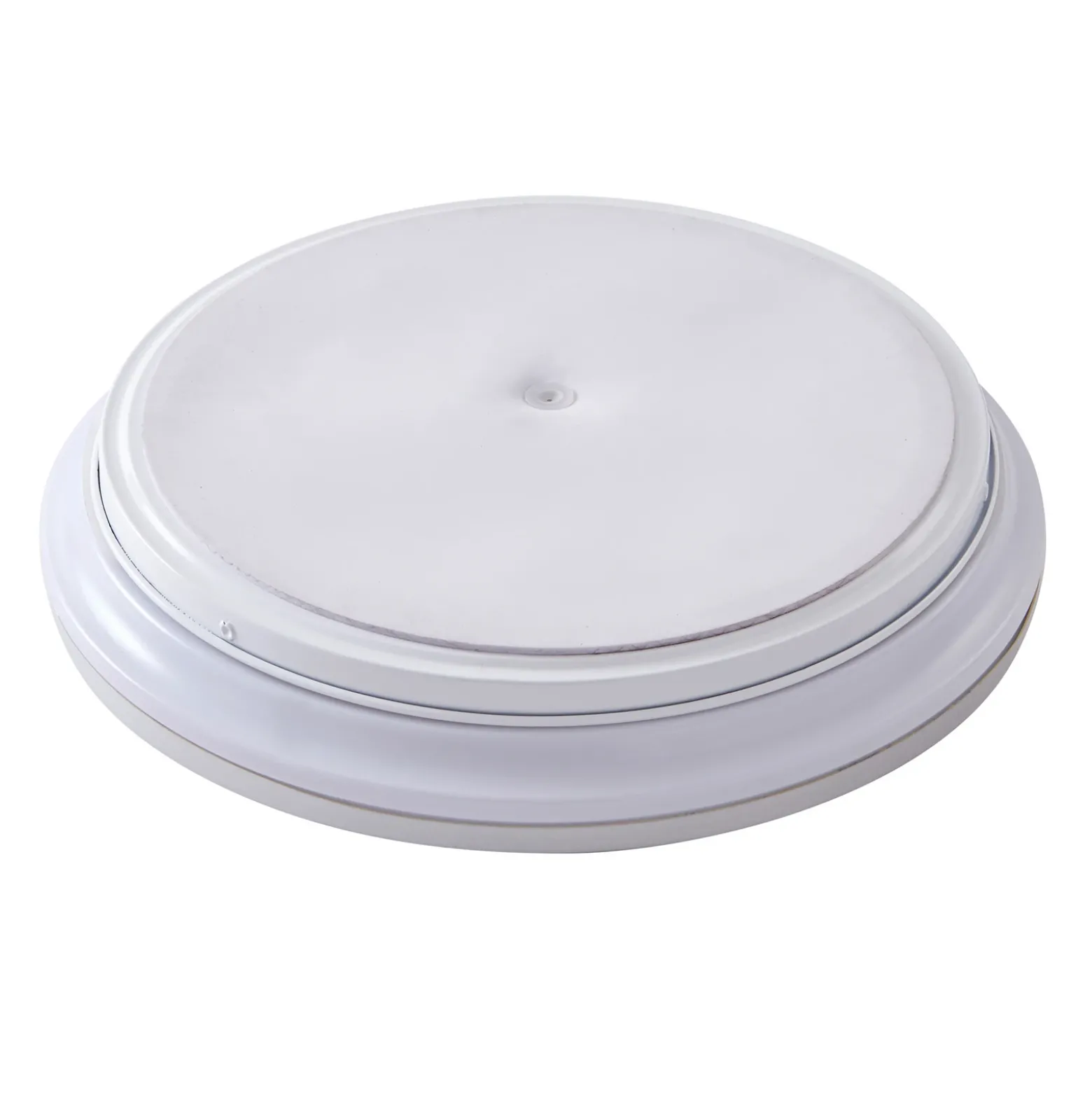 Lámpara de techo Lindby LED Furgo, plata/blanco, plástico, IP44