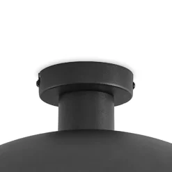 Lámpara de techo Lindby Narisara, Ø 40 cm, E27, negro-oro