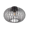 Lámpara de techo Lindby Rosalea, color cobre, metal, 40 cm, E27