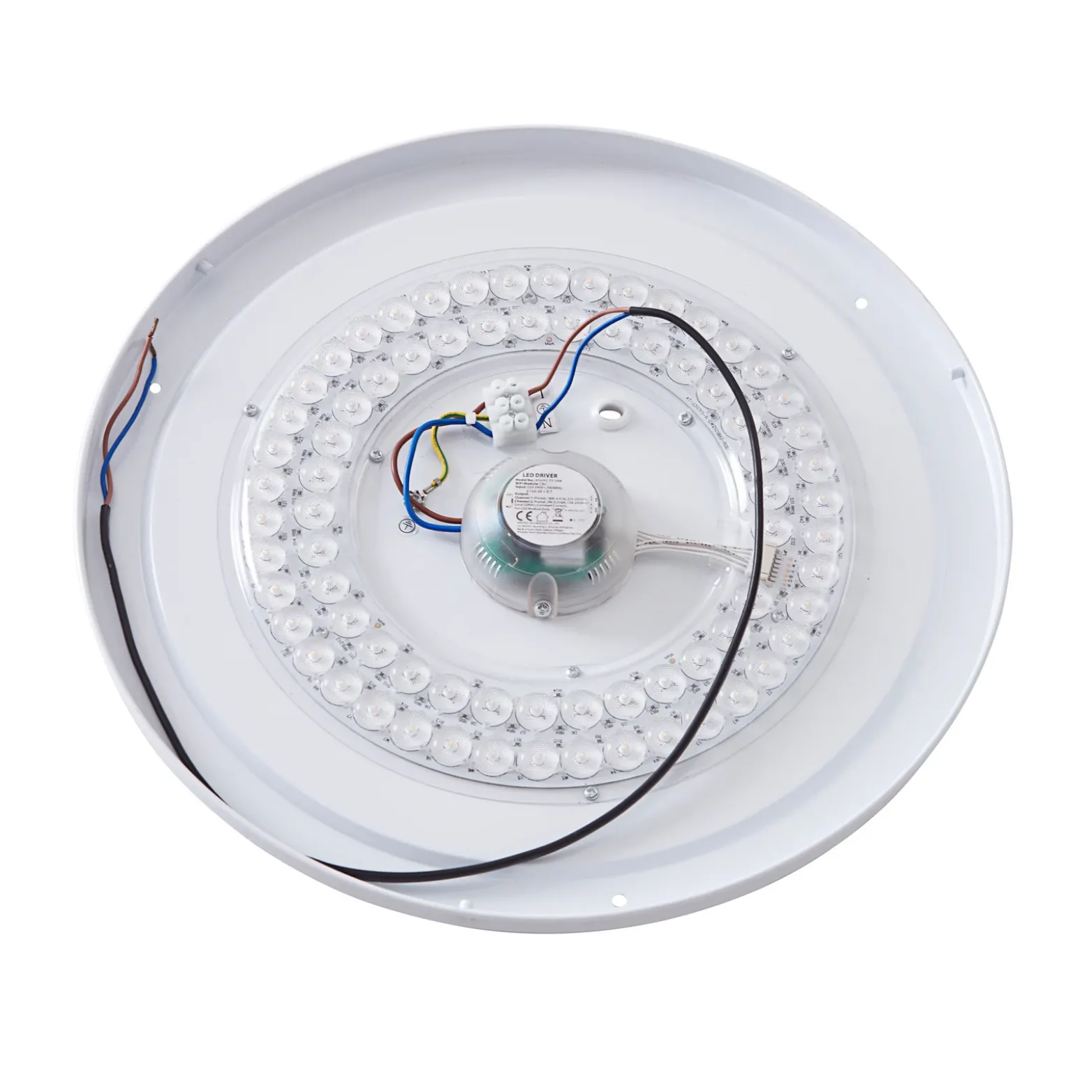 Lámpara de techo Lindby Smart Swaran LED, Ø39,5cm, RGB, CCT, Tuya