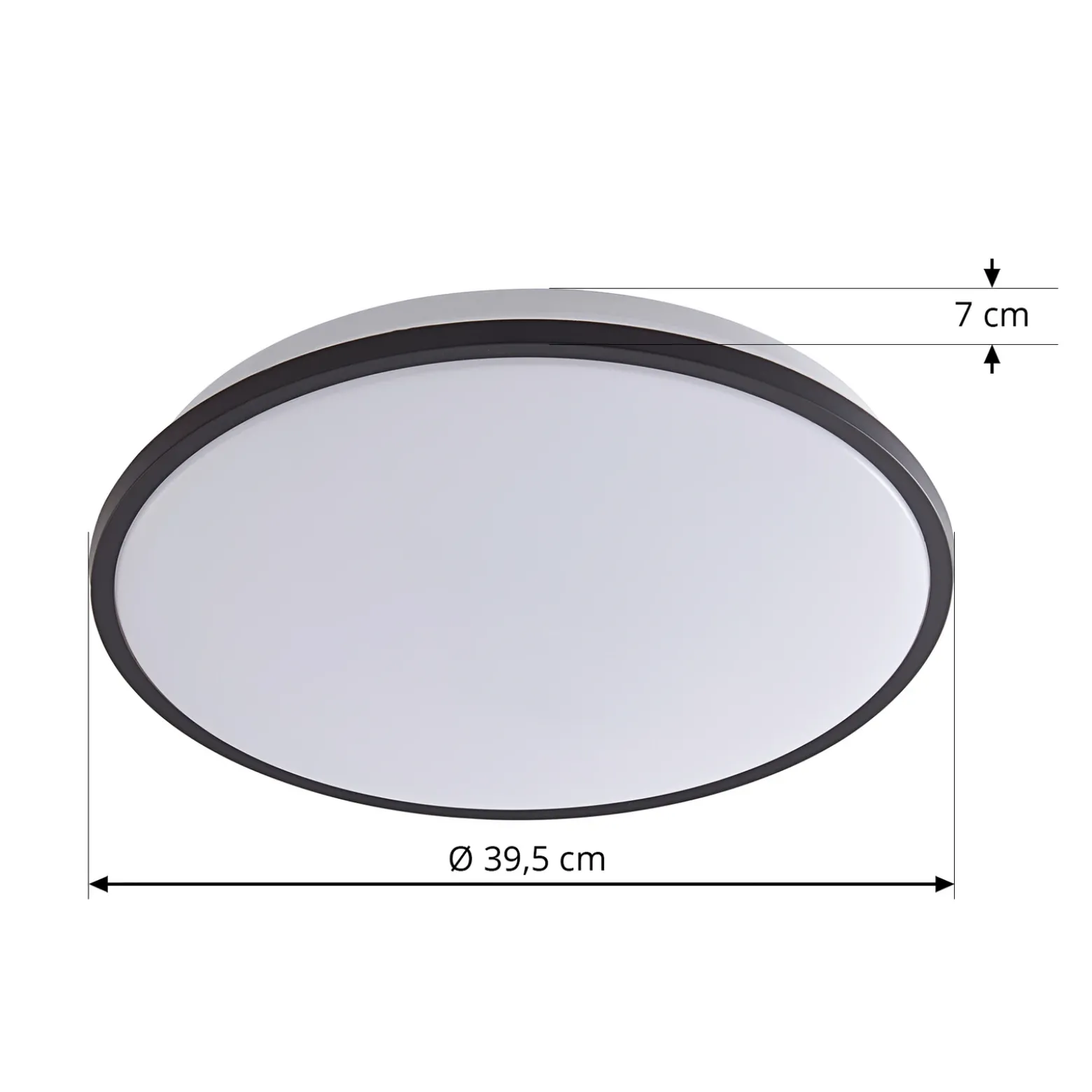 Lámpara de techo Lindby Smart Swaran LED, Ø39,5cm, RGB, CCT, Tuya
