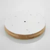 Lámpara de techo Lindby Tanju, Ø 60 cm, 5 luces, madera de caucho, E27