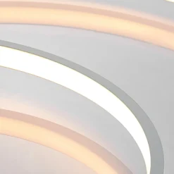 Lámpara de techo Nerwin LED de Lindby, redonda, blanca