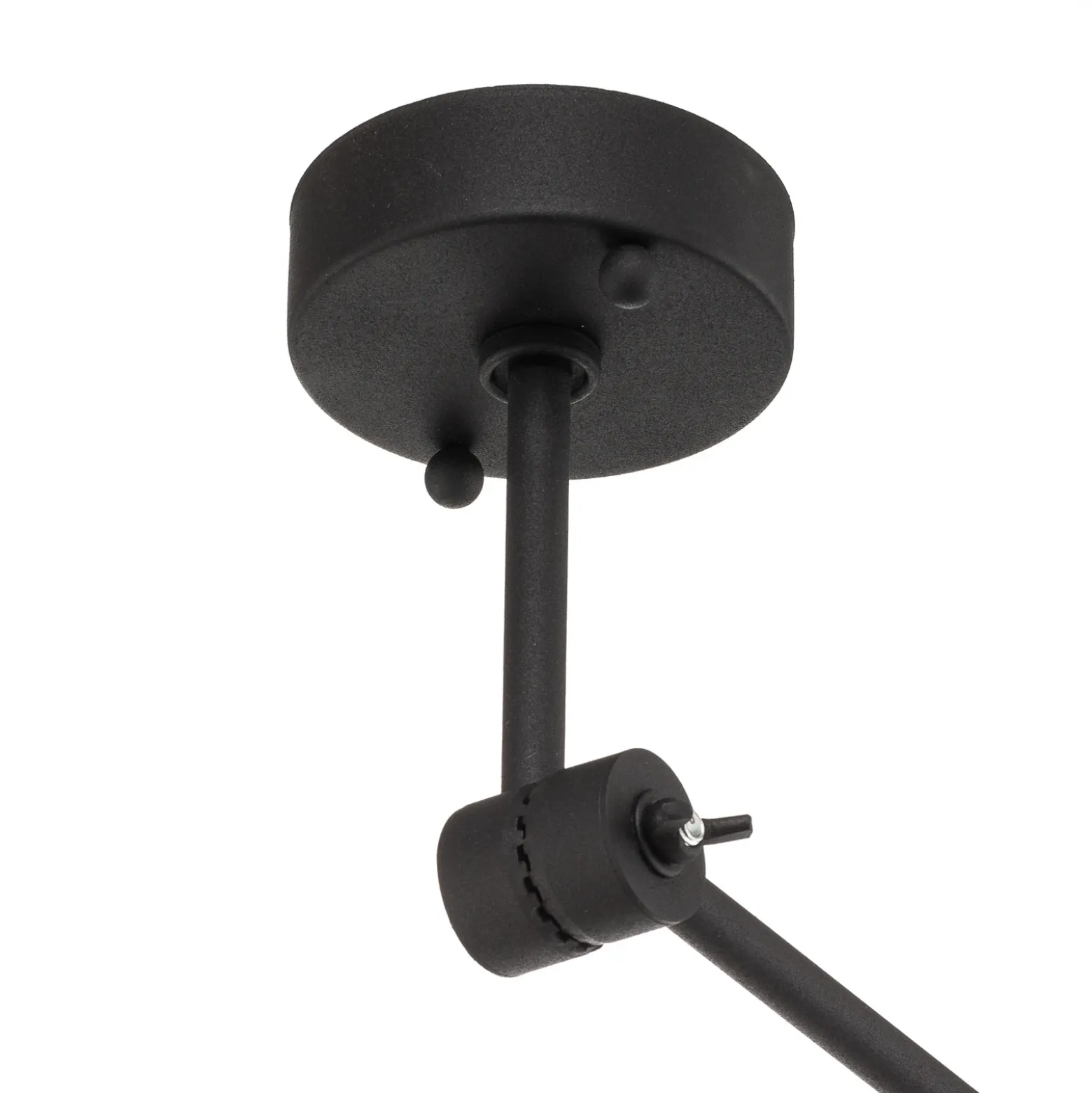 Lámpara de techo 808 orientable, 1 luz, negro/dorado