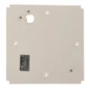 Lámpara de techo Oro de acero y cristal, blanca, 25cm