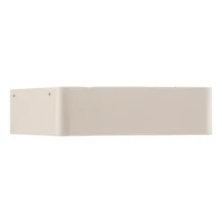Lámpara de techo Oro de acero y cristal, blanca, 25cm