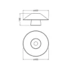 Lámpara de techo OSRAM Decor Bamboo Paper Hat Ø 40 cm, bambú E27