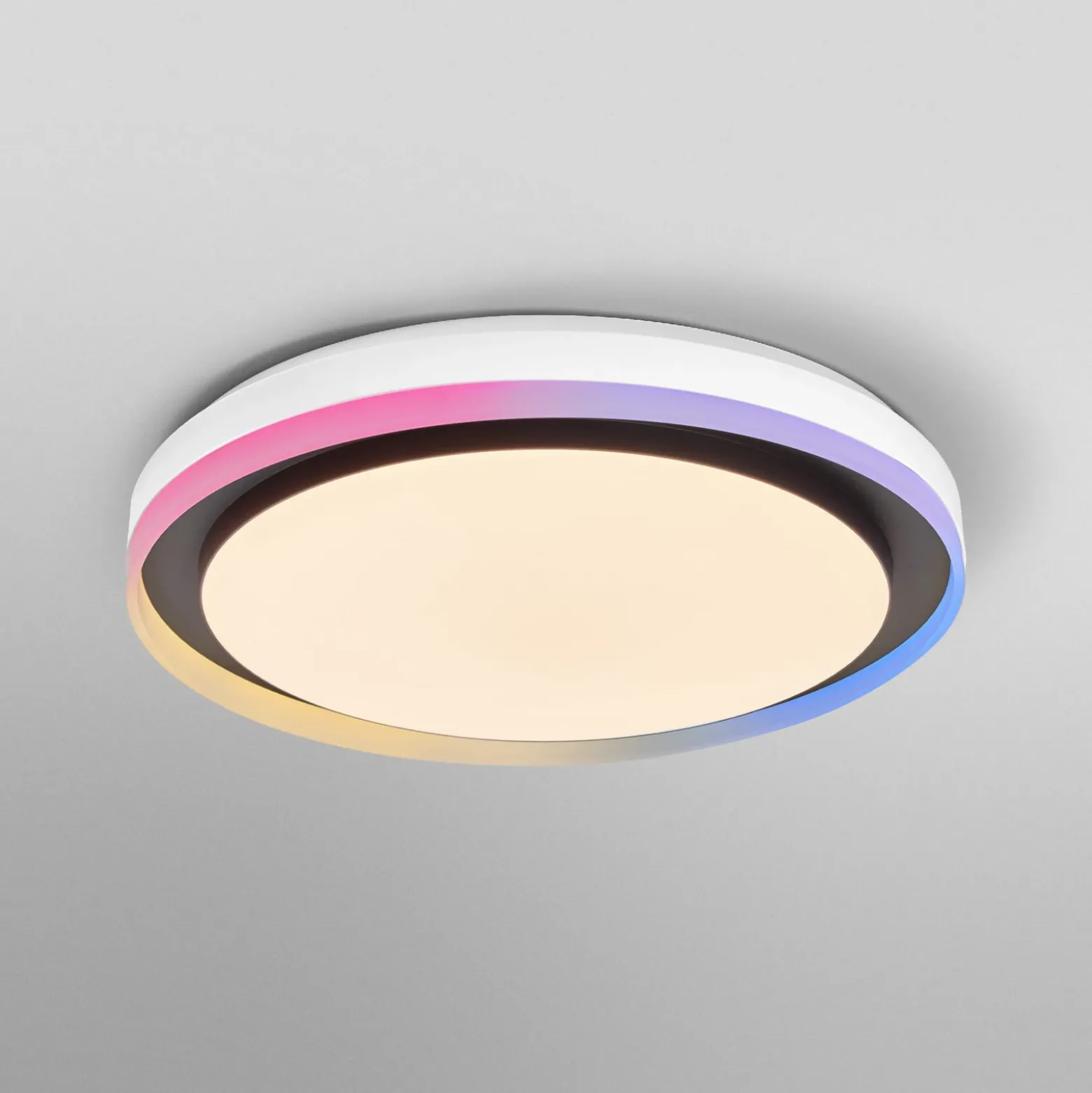 Lámpara de techo OSRAM SMART+ WiFi ORBIS ZEST negra 50 cm RGBCCT