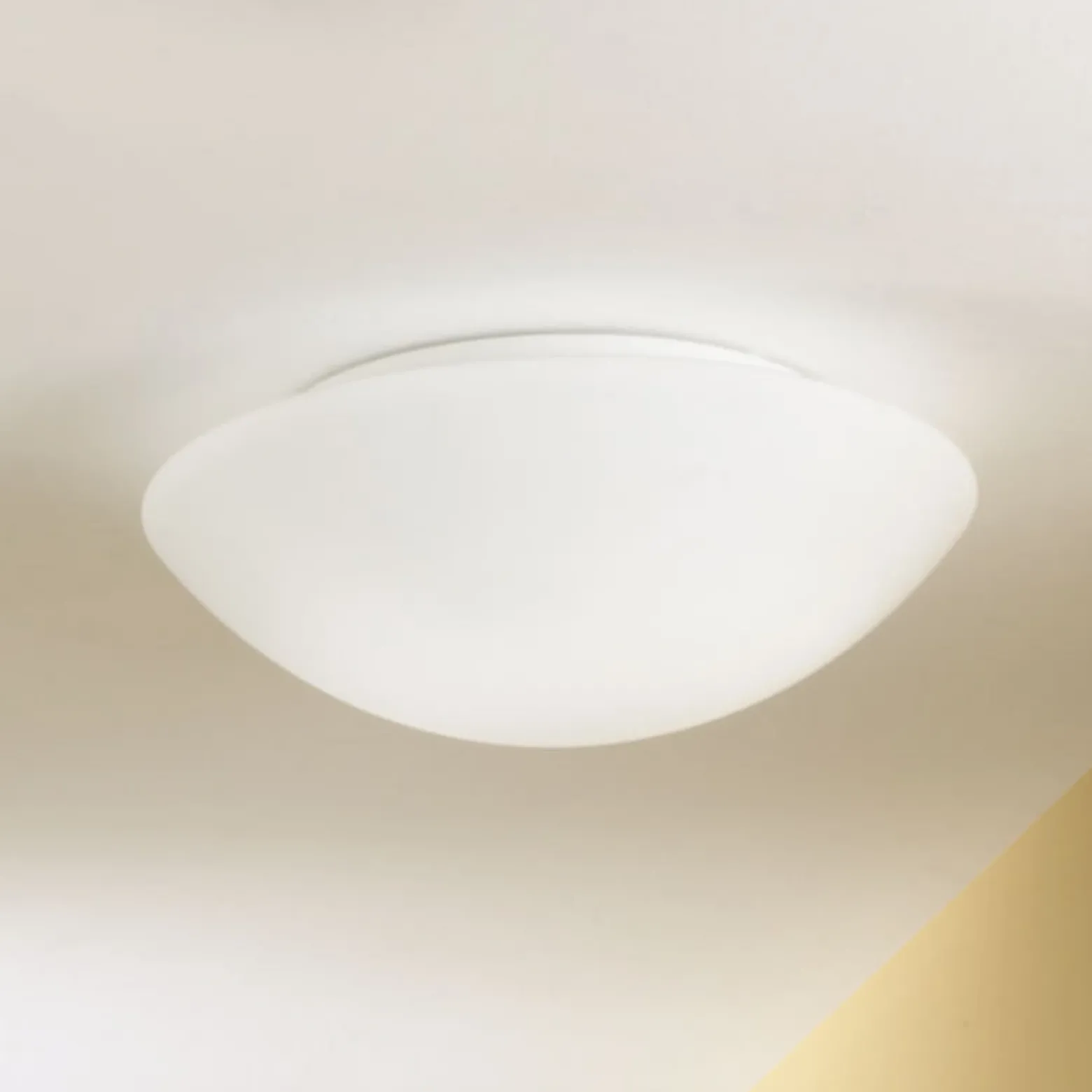 Lámpara de techo Pandora, Ø 30 cm, cristal, blanco