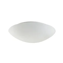 Lámpara de techo Pandora, Ø 46 cm, cristal, blanco