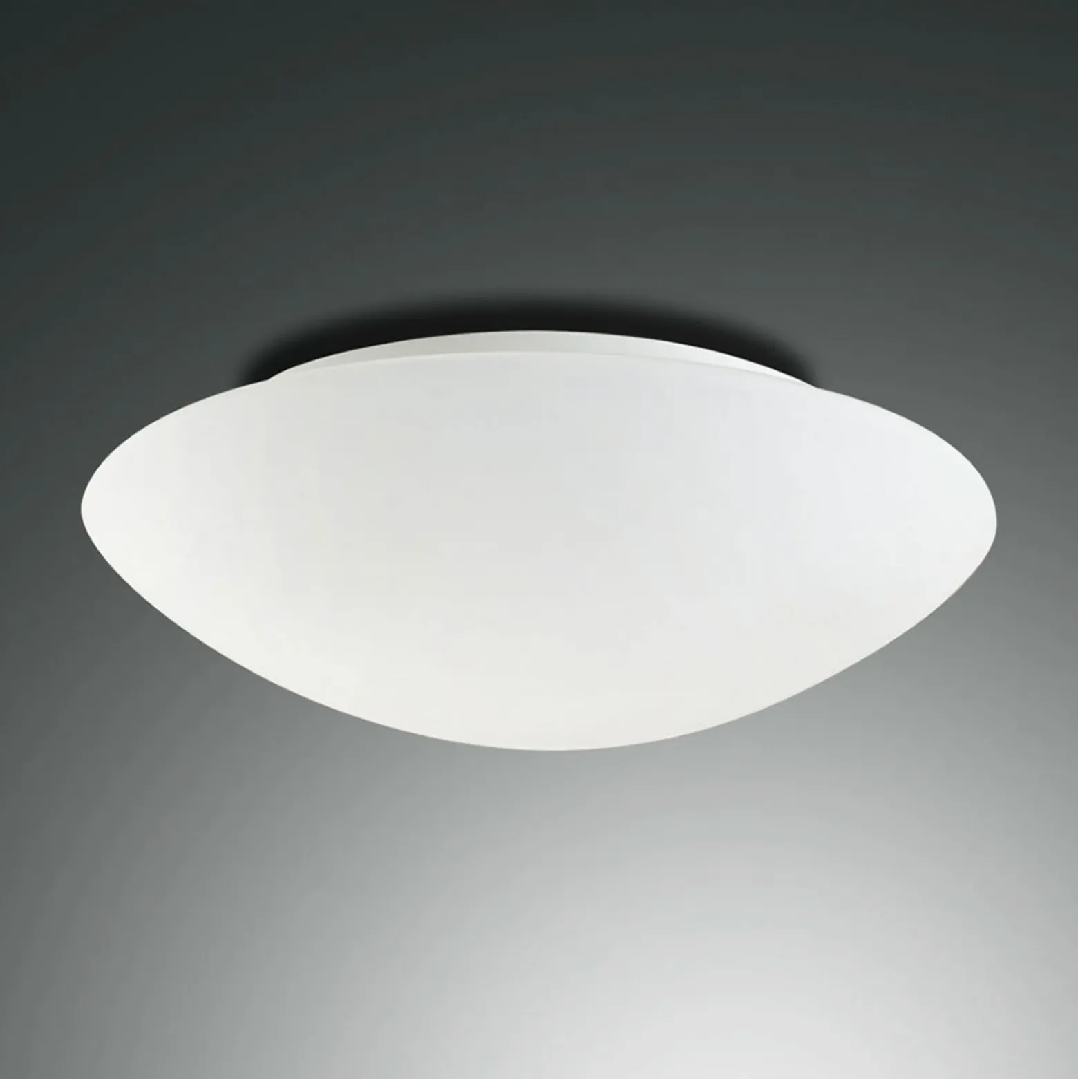 Lámpara de techo Pandora, Ø 36 cm, cristal, blanco