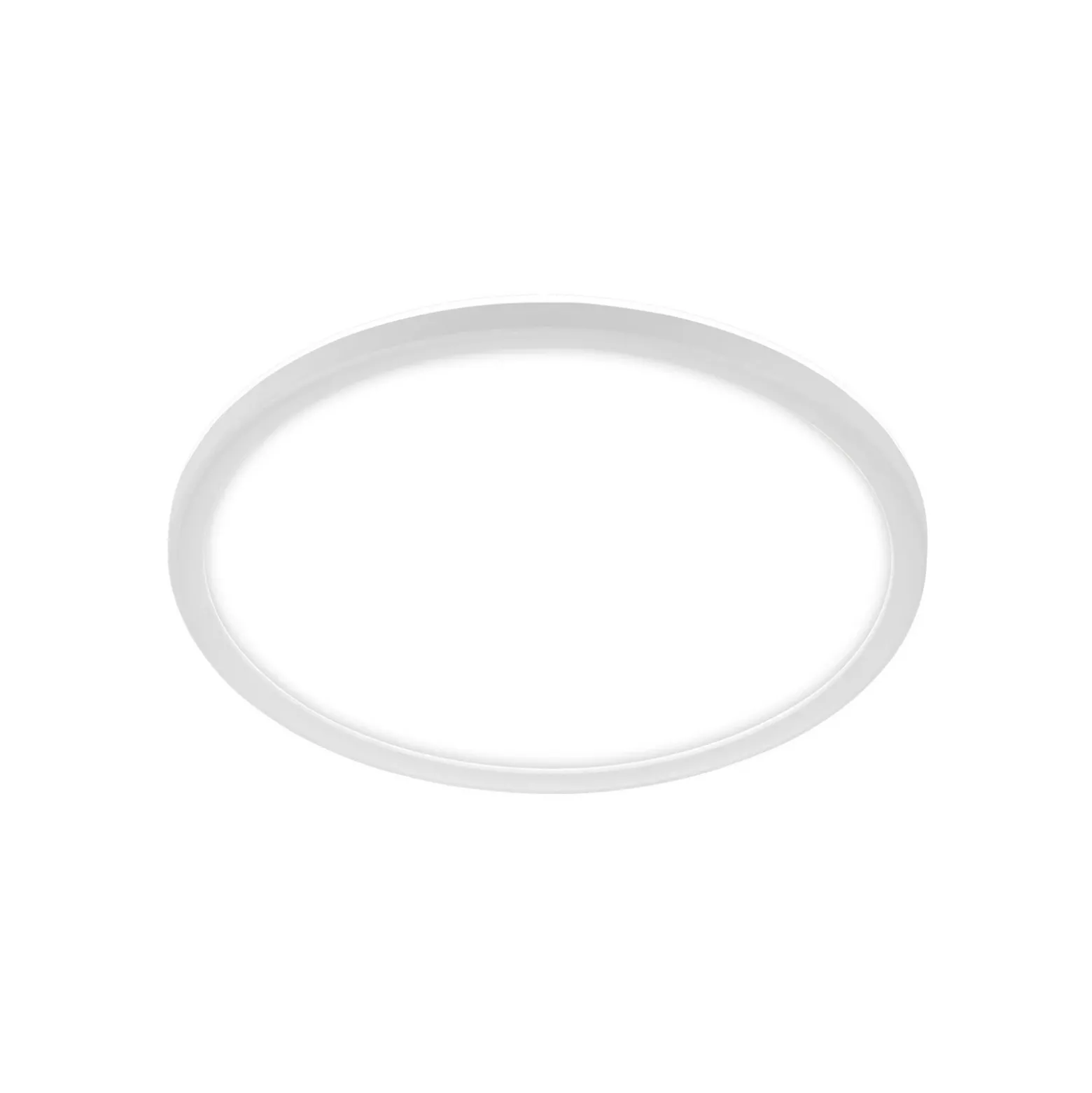Lámpara de techo para baño LED Slim Drip, blanca, Ø 42 cm