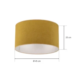 Lámpara de techo Pastell Roller Ø 45 cm mostaza