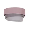 Lámpara de techo Pastell Trio Ø 60 cm rosa/gris/gris claro