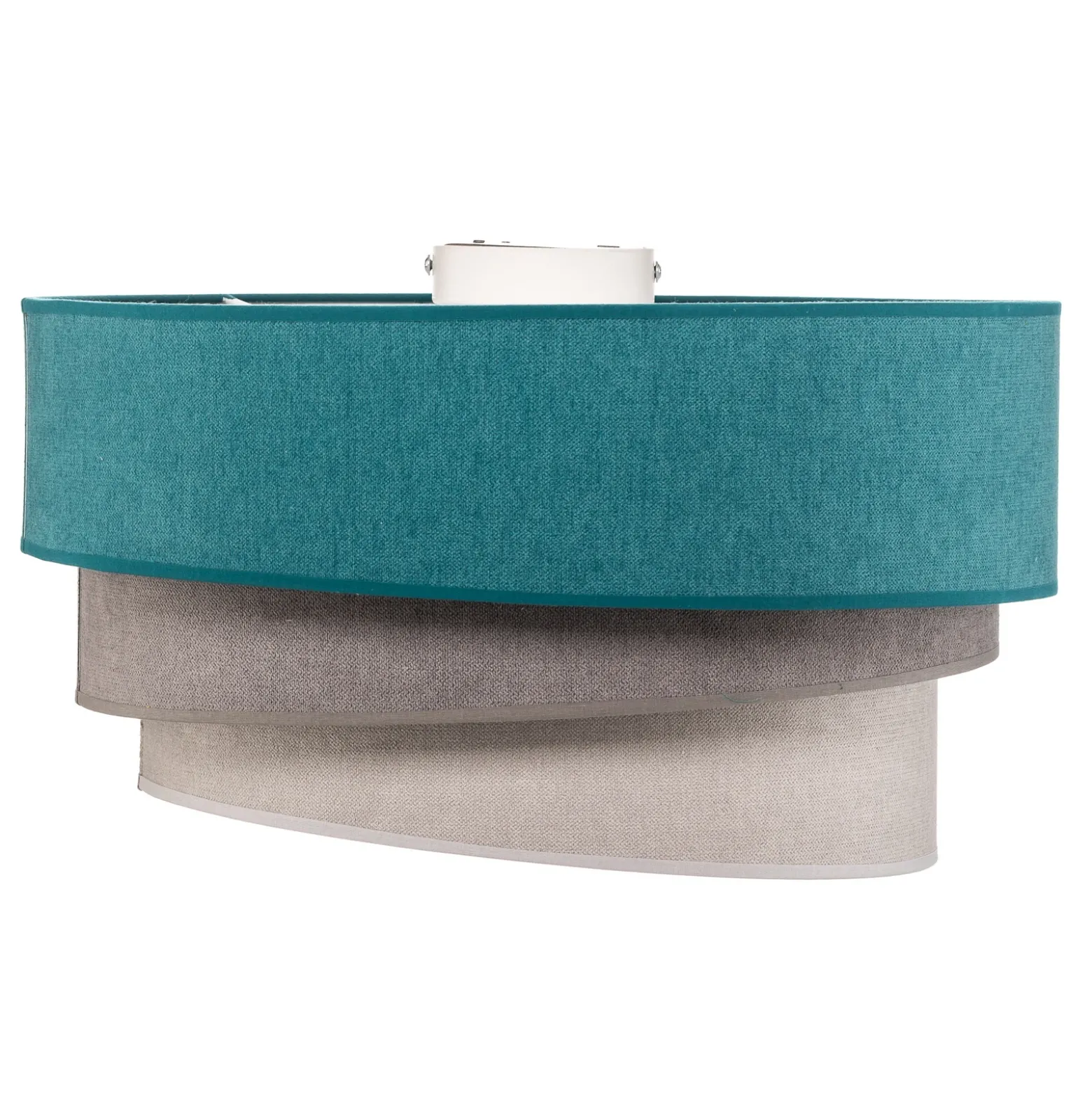 Lámpara de techo Pastell Trio 45 cm turquesa/gris/gris claro