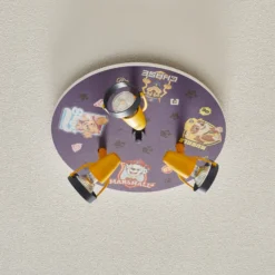 Lámpara de techo Paw Patrol con tres focos